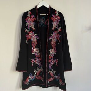 Soft Surroundings Sweater coat, size M